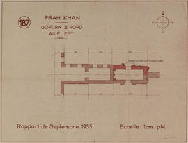 Prah Khan - G III/N, aile E (Plan).