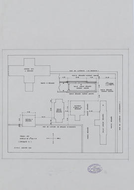 Prah Ko - 3e enc., quadrant S: dégagements (Plan).