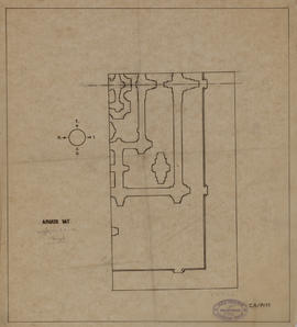Angkor Vat - 3e enc., quadrant SO (Plan).