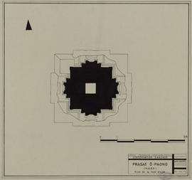 Pr. O Paong - tour centrale: plan du 3e faux étage (Plan).