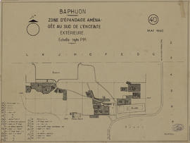 Baphuon - zone d'épandage S (Plan).