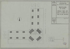 Baphuon - 2e enc., angle SE, pavillon d'angle SE et gal. (Plan).
