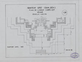 Bantay Srei 575 - avant-corps E dégagé (Plan).