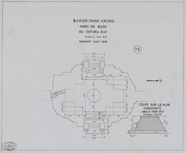 Baksei Chamkrong - G I/E, mur de base (Plan).