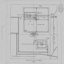 Angkor Thom - plan de la 1e ville (Plan).