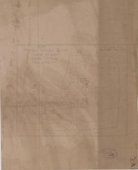 Pr. Sralao - Tour centrale, avant-corps et porche (Plan).