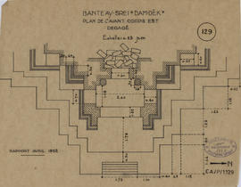 Bantay Srei 575 - avant-corps E (Plan).