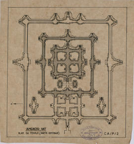 Angkor Vat - 3e enc.: plan d'ensemble (Plan).