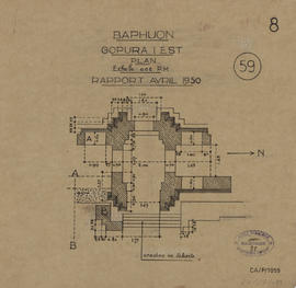 Baphuon - 1e enc., G I/E (Plan).