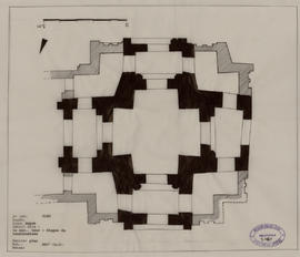Bayon - 1e enc., tour: étapes de construction (Plan).