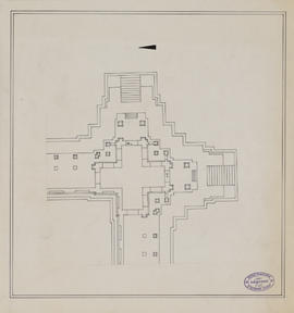 Angkor Vat - 3e enc., angle SE (Plan).