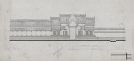 Angkor Vat - 4e enc., G IV/O, pavillon latéral S: face O (Élévation).