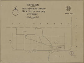 Baphuon - zone d'épandage S (Plan).