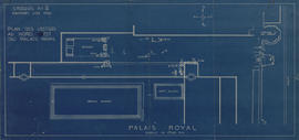 Palais Royal - Vestiges au NE du Palais Royal (Plan).