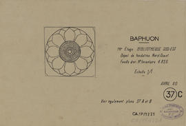 Baphuon - 3e enc., biblio. SE: dépôt de fondation (feuille d'or) (Détails).