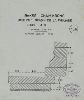 Baksei Chamkrong - pyramide, base (Coupe).