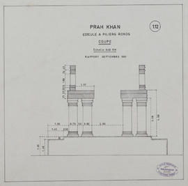 Prah Khan - 3e enc., éd. à colonnes (Coupe).
