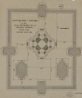 Bantay Srei 575 - 1e enc.: plan d'ensemble (Plan).