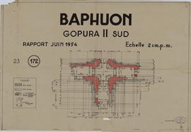 Baphuon - 2e enc., G II/S (Coupe).