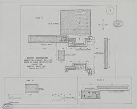Baray Occidental - fouilles (Plan).