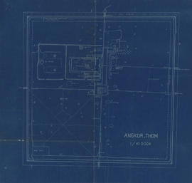Angkor Thom - Carte archéologique (Plan).