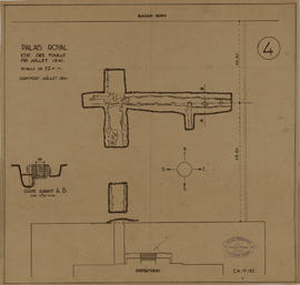 Palais Royal - N des Phimeanakas: fouilles 07/41 (Élévation, Plan).