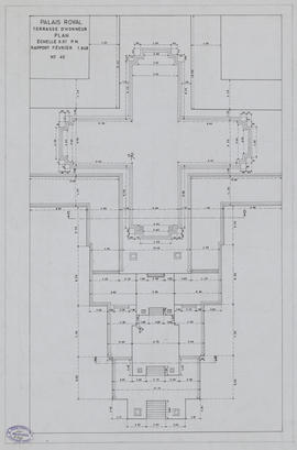 Palais Royal - terrasse d'honneur (Plan).