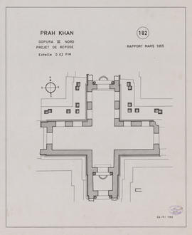 Prah Khan - G III/N: projet de repose (Plan).