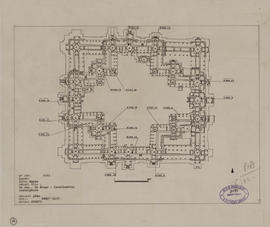 Bayon - 1e enc., 2e étage: localisation inscription (Plan).