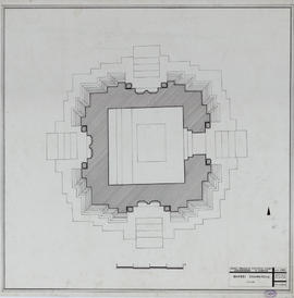 Baksei Chamkrong - tour centrale (Plan).