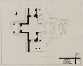 Angkor Vat - 3e enc., G III/E, pavillon S (Plan).