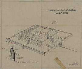 Baphuon - vue d'ensemble et principes de reconstruction (Plan).