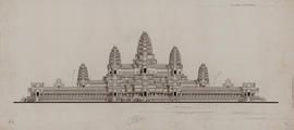 Angkor Vat - 3e enc.: face O, vue générale (Élévation).