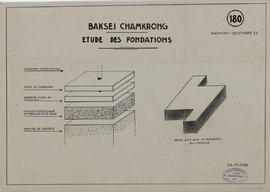 Baksei Chamkrong - études fondations (Détails).